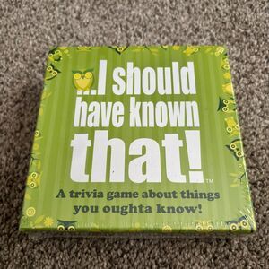 Hugge Games I Should Have Known That Trivia Game Ages 14+,Players 2+#H